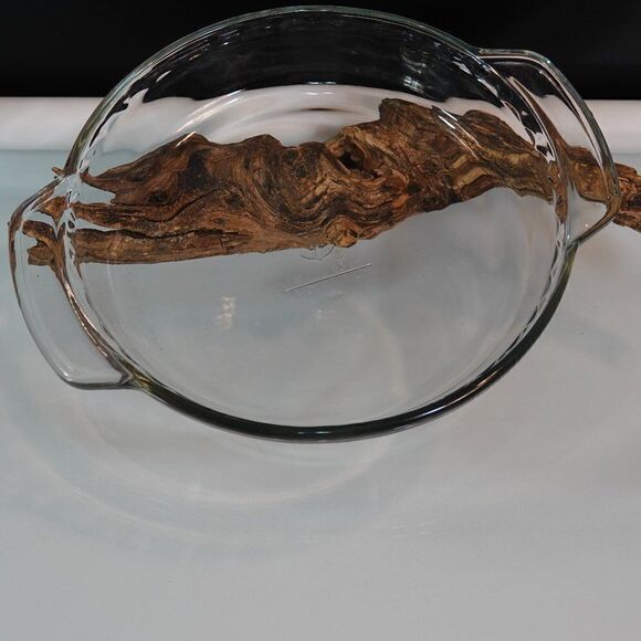 Anchor Hocking Clear Glass Pie Dish - Picture 1 of 5